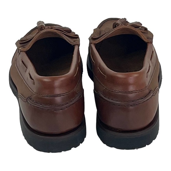 Cole Haan NIB Stadium Shawl Tassel Men's Loafers Size 9 Brown Leather - Picture 3 of 8